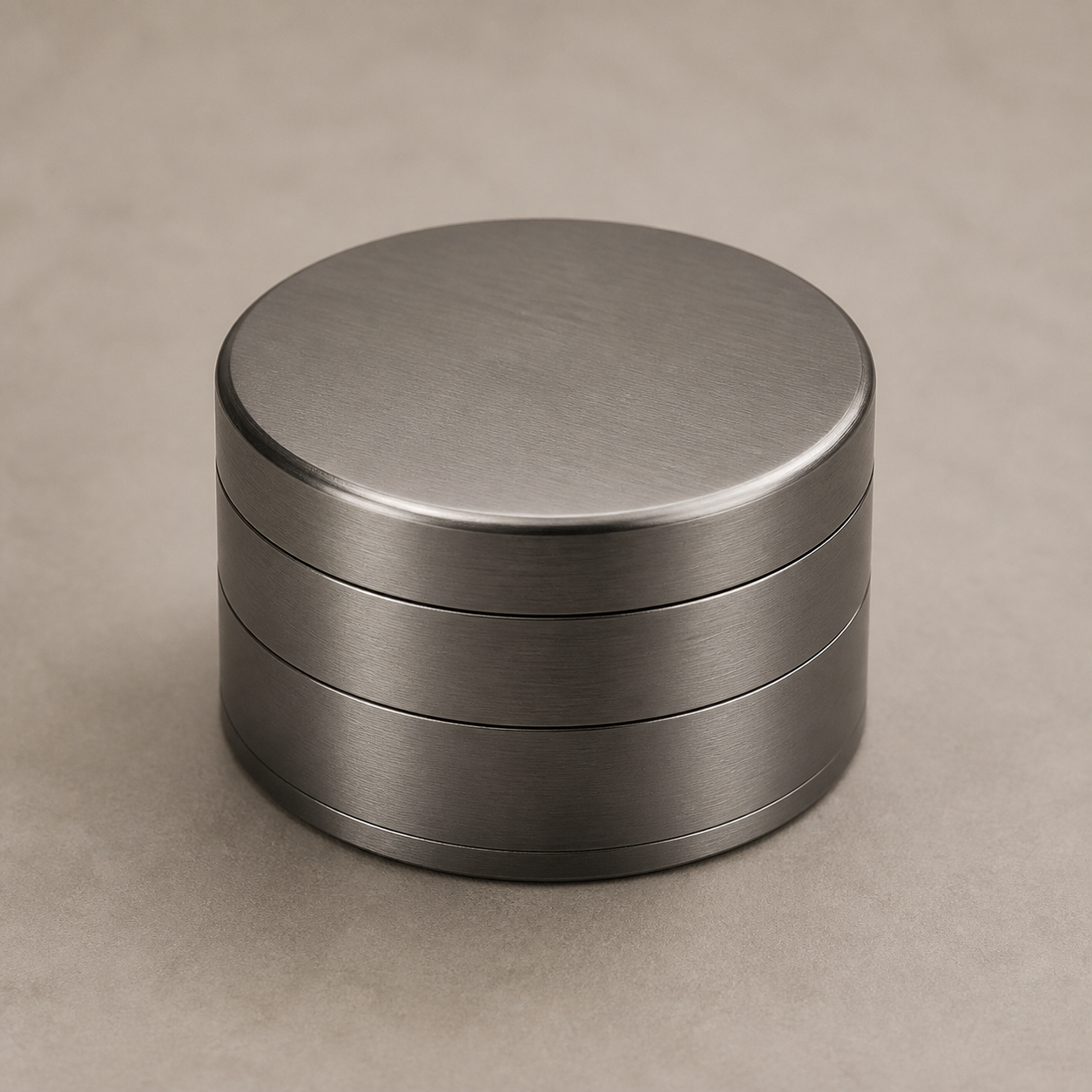 AI-generated illustrative preview of a generic compact four-piece grinder