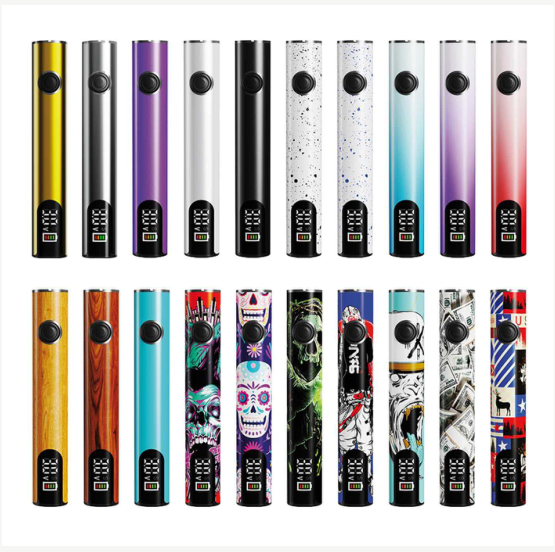 Standard Stick 510 battery with LCD screen shown in assorted finishes